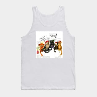 Christmas Cats Tank Top